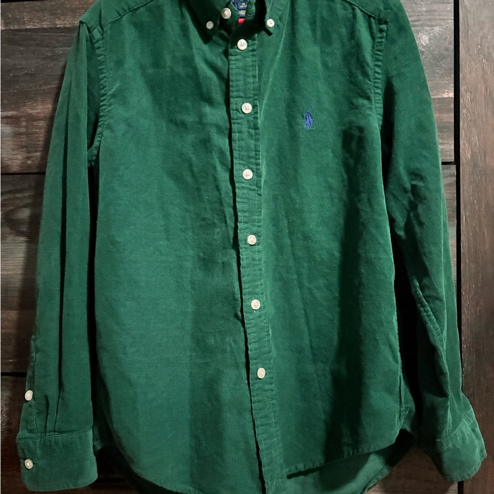 Polo by Ralph Lauren Green Kids Shirt 10-12